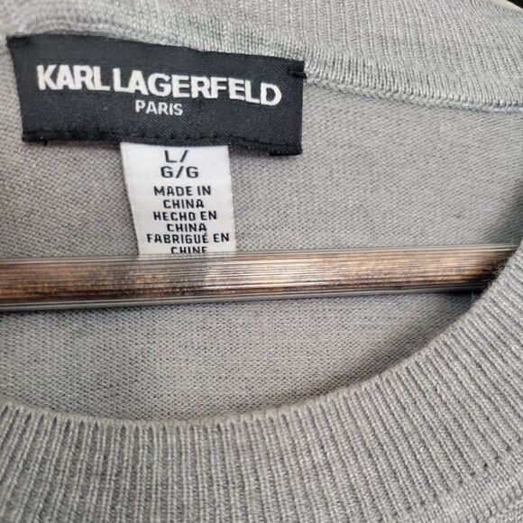 ‎Karl Lagerfeld  Sweater off the shoulder size L/G - Picture 4 of 9